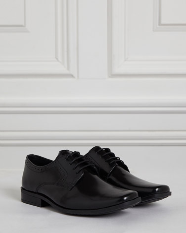 Paul Costelloe Living Black High Shine Shoe